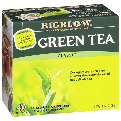 Bigelow Tea Classic Green Tea Bags, 40 Count (Pack of 6)
