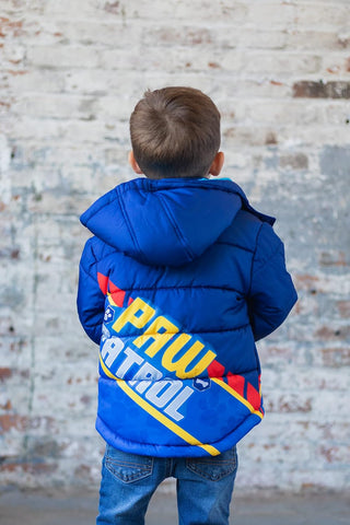 Paw Patrol Boys' Hooded Puffer Jacket Toddler to Big Kid