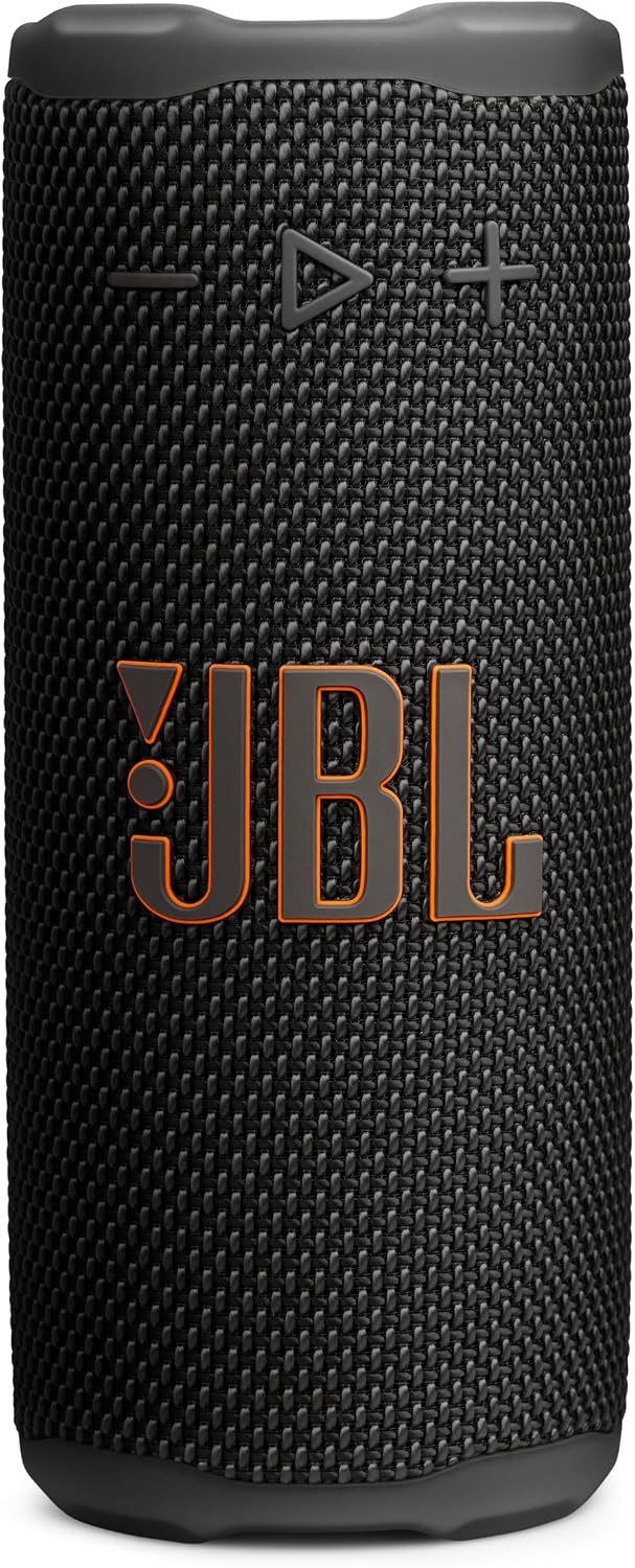 JBL Grip Portable Bluetooth Speaker, Waterproof, Ambient Light - Black