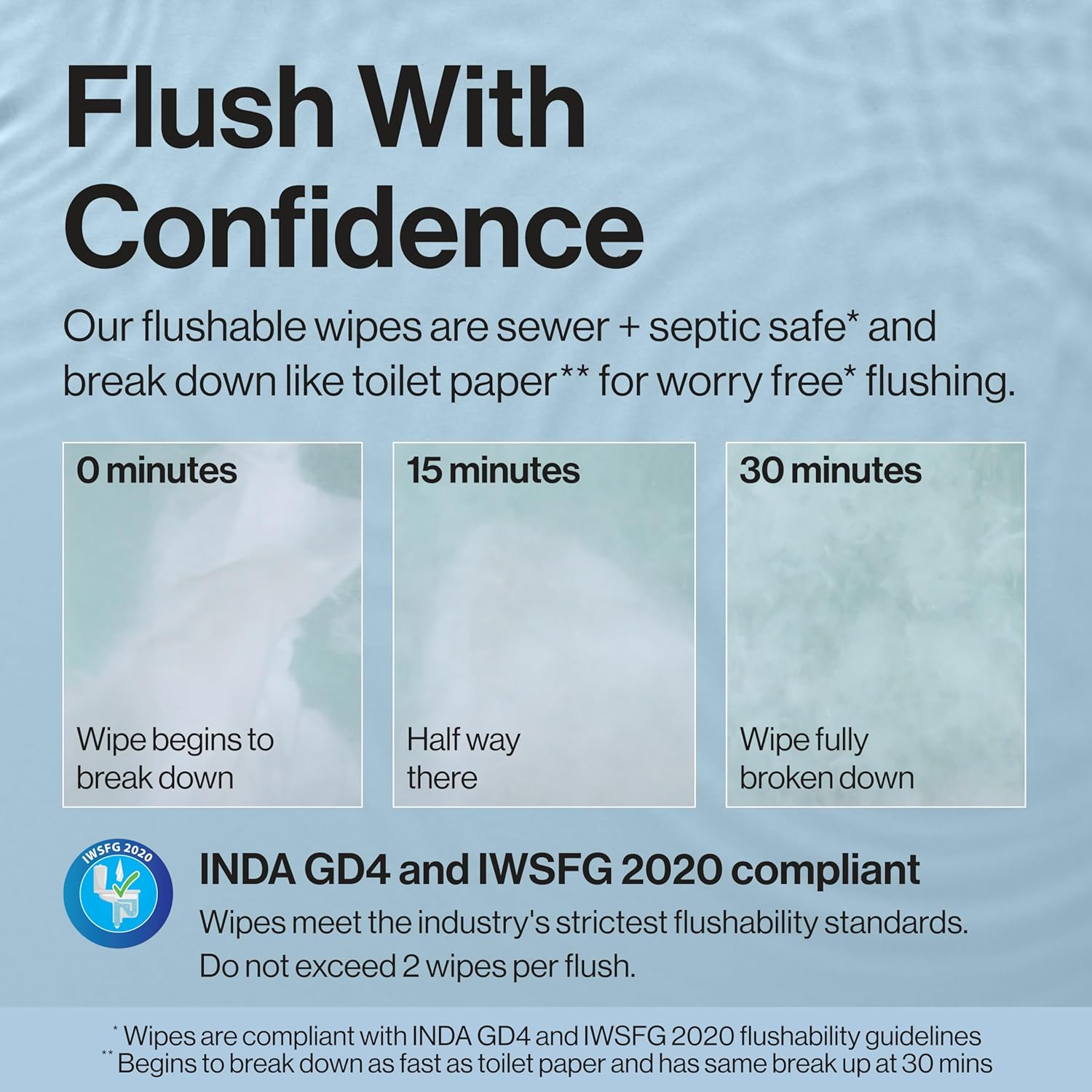 The Honest Company Flushable Wipes, Hypoallergenic, Tropical Leaves, 126ct