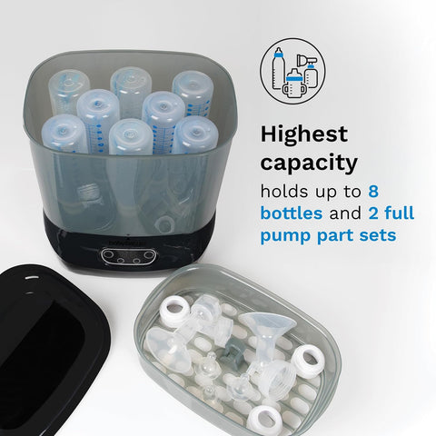 Baby Brezza Bottle Sterilizer and Dryer Advanced – Largest Capacity