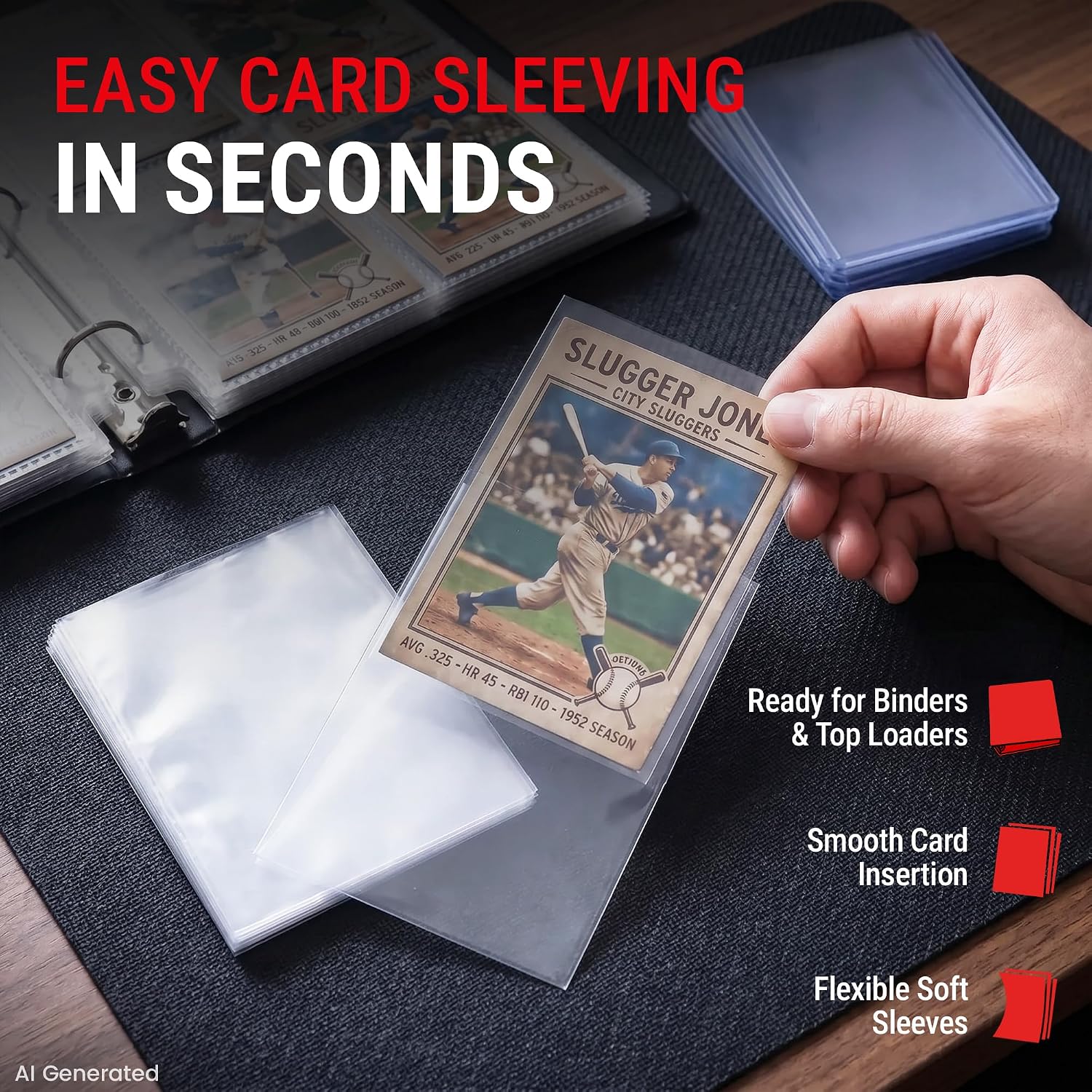 Ultra Pro Penny Sleeves – Holds Standard Size 2.5" x 3.5" – 1000 Pack