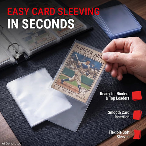 Ultra Pro Penny Sleeves – Holds Standard Size 2.5" x 3.5" – 1000 Pack