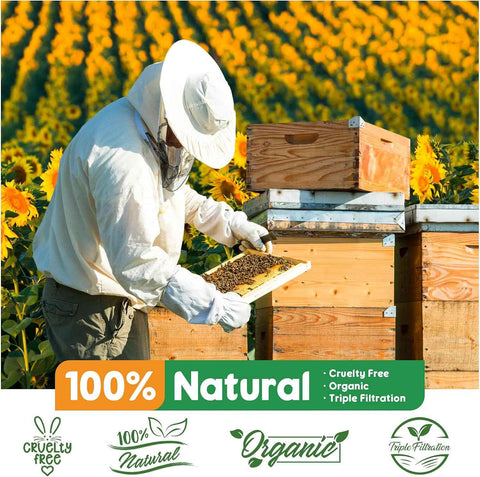 FROKO White Natural Beeswax Pellets 1LB, Organic Beeswax, Beeswax for Candle Making, Body, Skin Care DIY, Lip Balm, Soap and Lotion Making Supplies