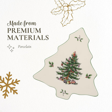 Spode Christmas Tree Tree-Shaped Trivet