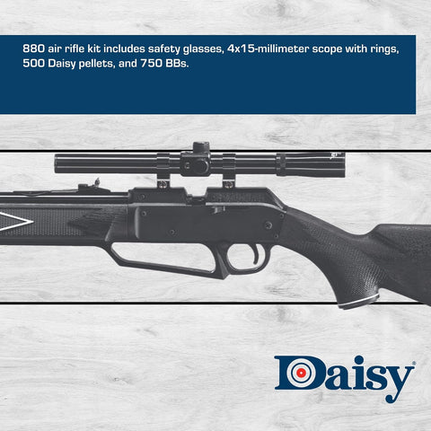 Daisy Powerline 880 Multi‑Pump .177 BB/Pellet Rifle Kit