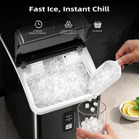 Antarctic Star Nugget Ice Maker Countertop