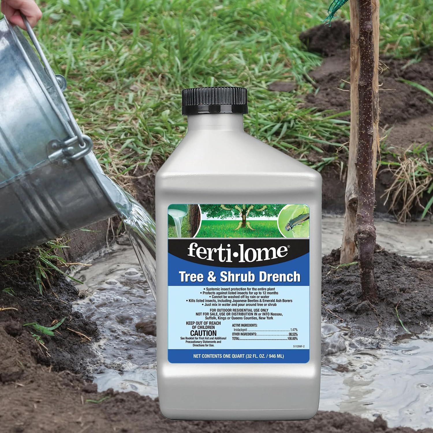 Fertilome (11206) Tree & Shrub Drench Systemic Insecticide, 32 oz