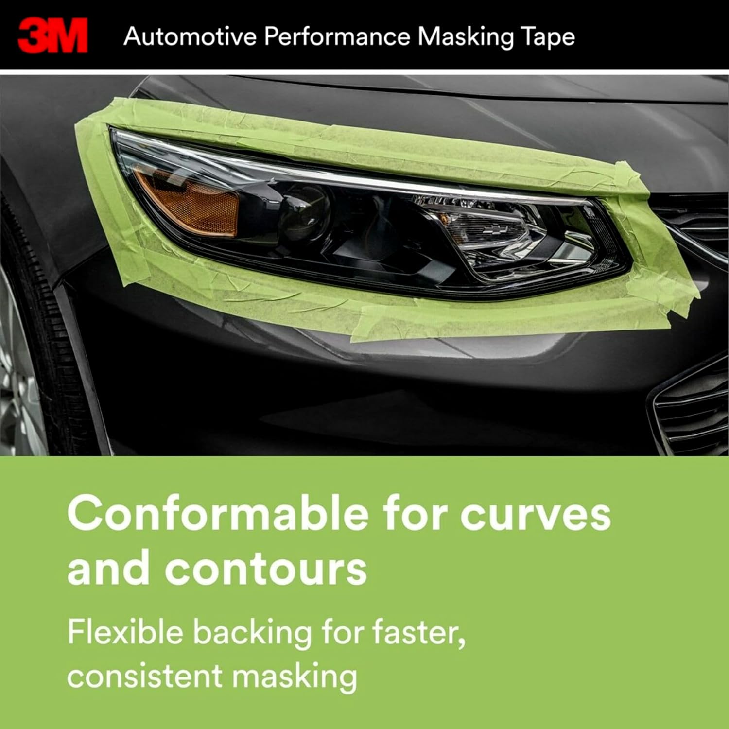 3M Automotive Performance Masking Tape , 36 mm x 32 m, 6/case