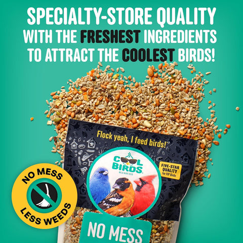 Cool Birds No Mess Wild Bird Seed, 10 lb