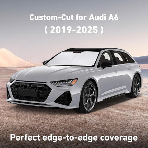 EcoNour Windshield Sunshade Compatible for Audi A6 2019-2023 2024 2025
