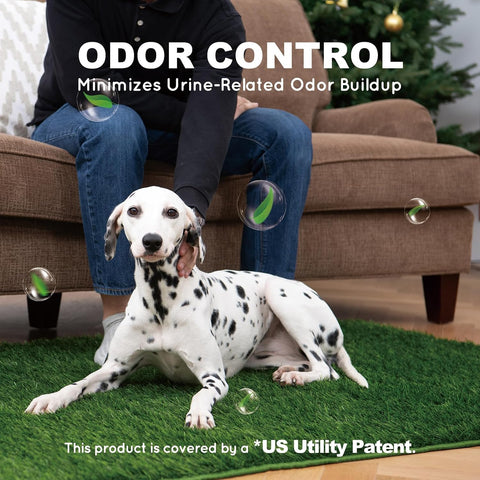 HQ4US Grass Pee Pads for Dogs Potty, Artificial Grass Patch Odor Control
