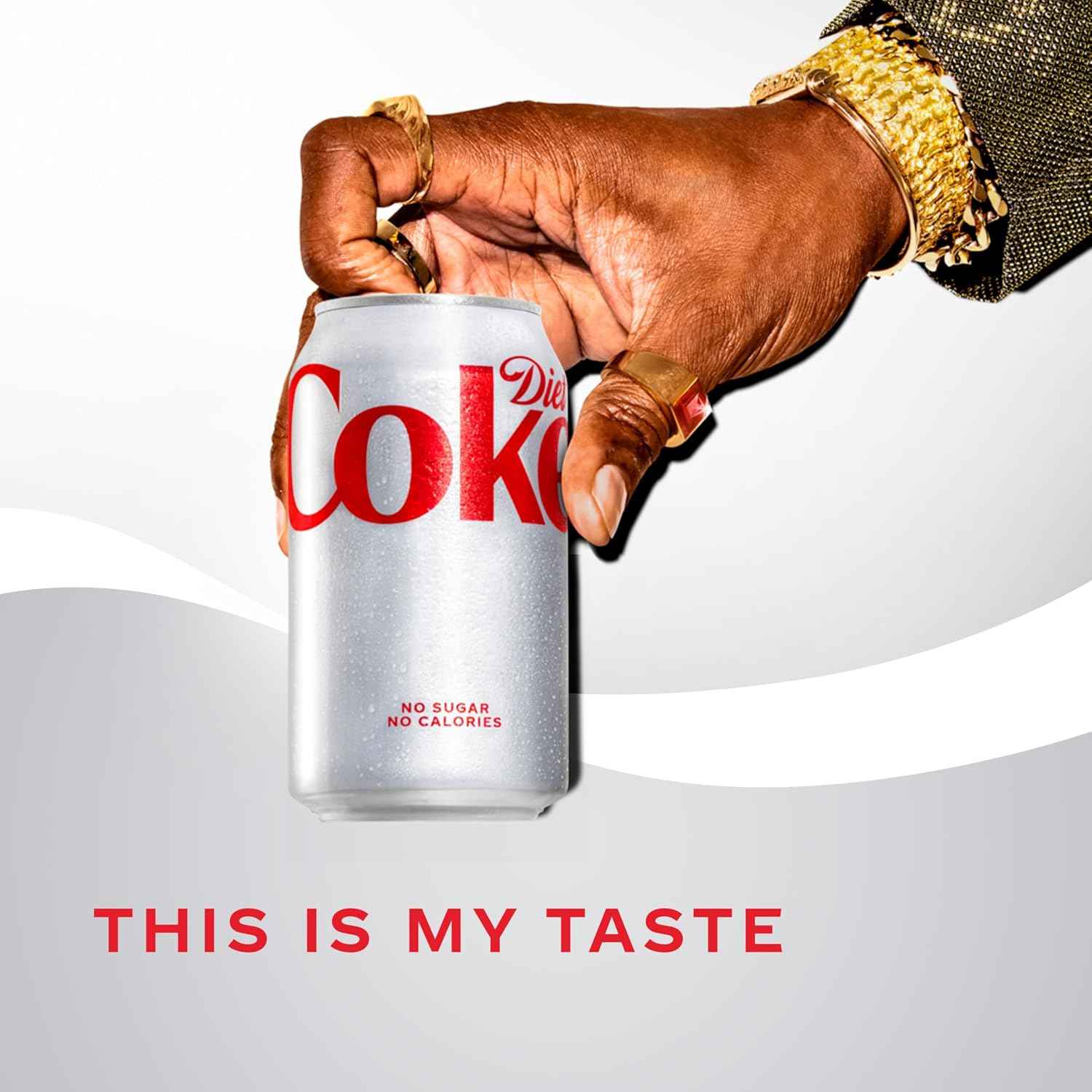 Diet Coke Soda Soft Drink Cans, 12 fl oz, 12 Pack