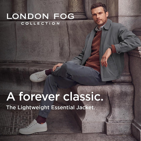 London Fog Men's Auburn Zip-Front Golf Jacket