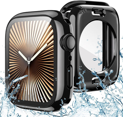 Goton Water-Resistant 46mm Case with Glass for Apple Watch Series 11/10