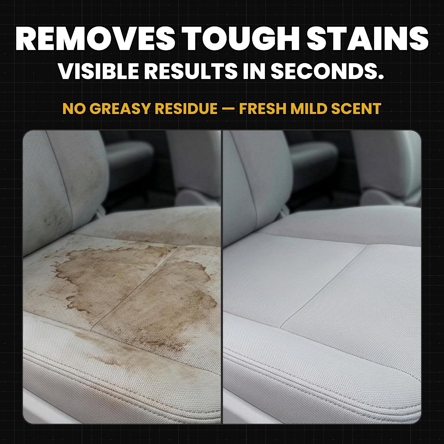 CarGuys Interior Car Cleaner for Tough Stains | Stain Remover for Car Seats, Carpet, Upholstery, & Leather | 18 Oz Kit with Microfiber Towel (Pack of 2)