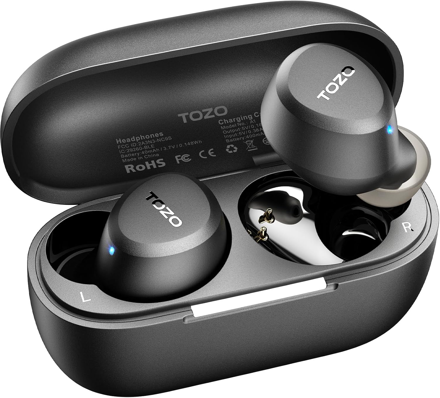 TOZO A1 Wireless Earbuds Bluetooth 5.3 Light Weight in Ear Headphones