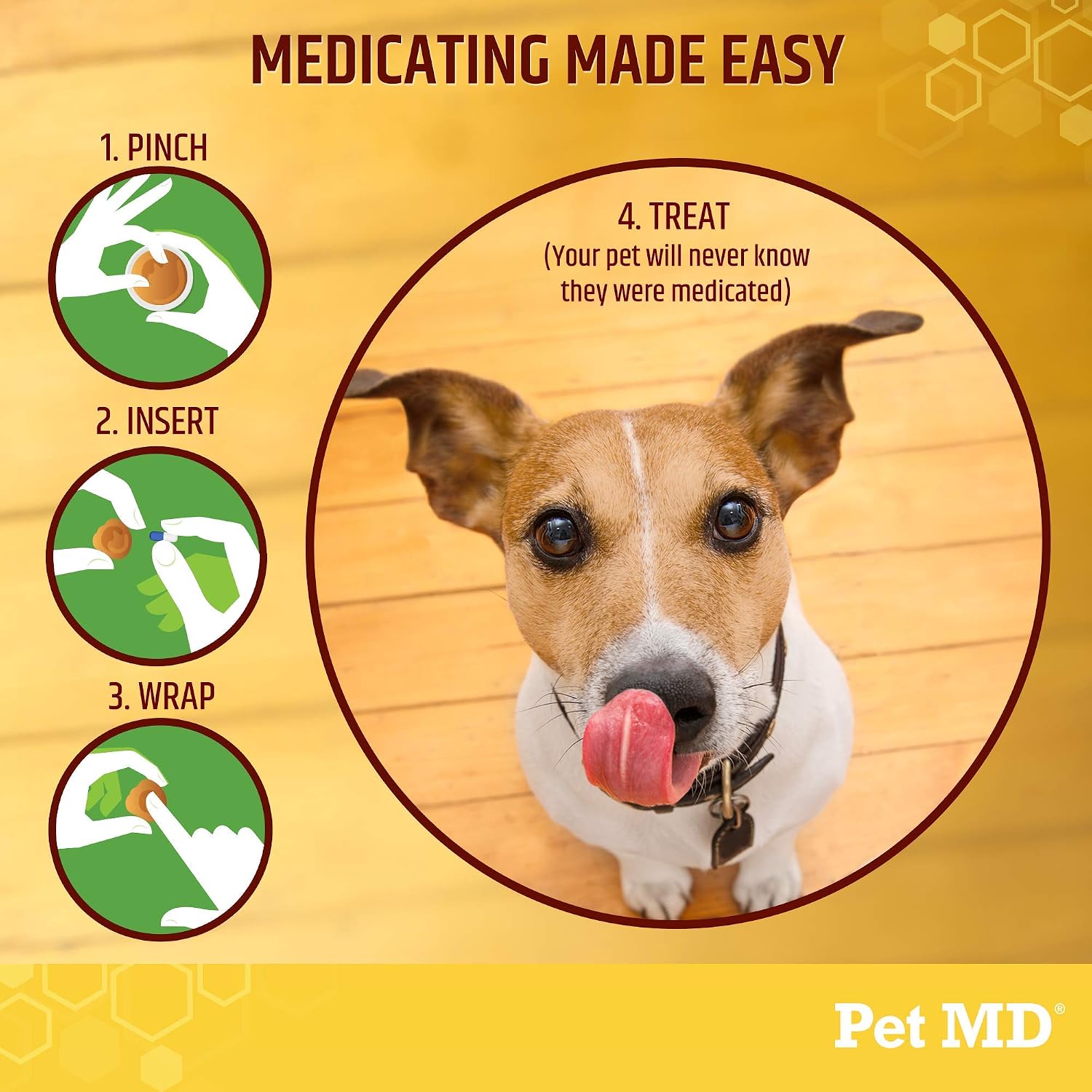 Pet MD Wrap A Pill Cheese & Bacon Flavor Pill Paste for Dogs - 4.2 oz
