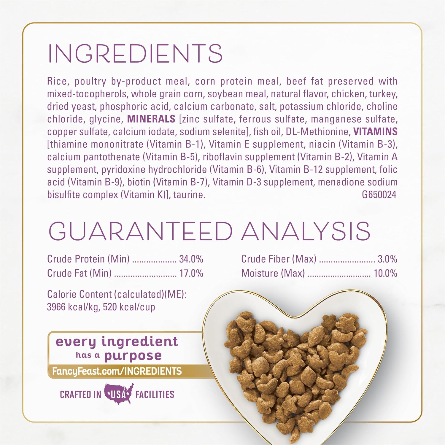 Fancy Feast Purina Farm-Raised Chicken & Turkey Dry Cat Food, 7 lb. Bag