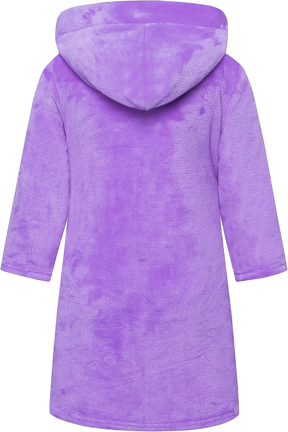 Girls Fleece Hooded Robes, Kids Soft Premium Fuzzy Bathrobe for Gifts, 2-12 Years