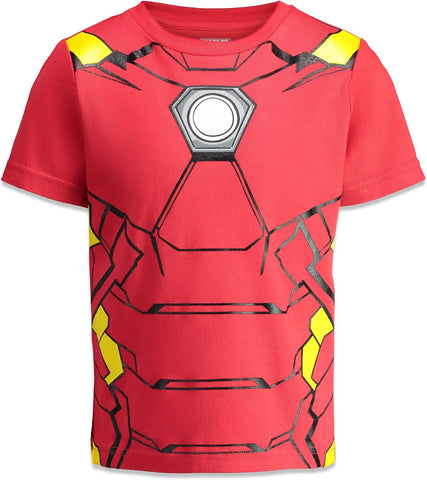Marvel Avengers 4-Pack Short Sleeve T-Shirts Toddler to Big Kid