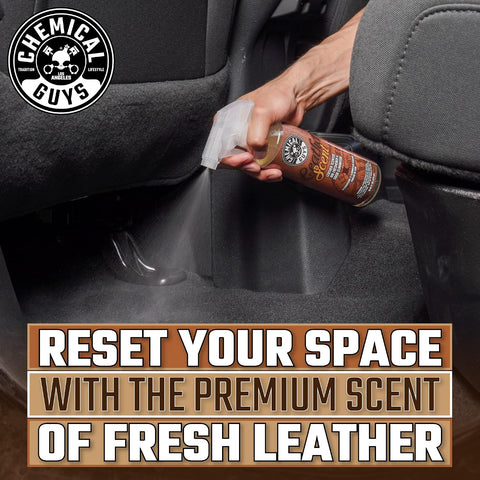 Chemical Guys, Leather Scent Air Freshener & Odor Neutralizer, 16 oz, 2 Pk
