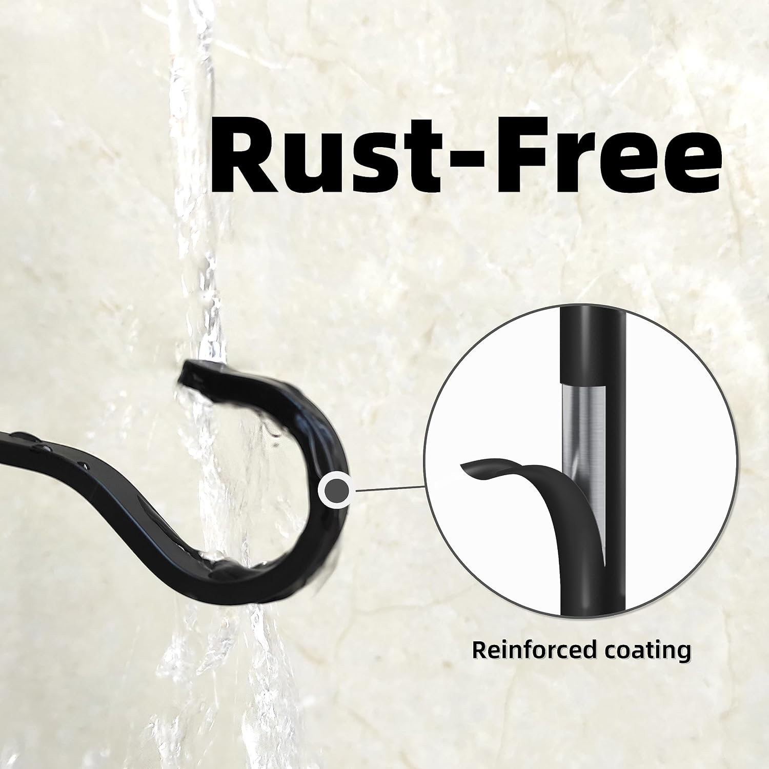 6 Inch Plant Hooks for Wall,Plant Hangers Outdoor/Indoor,Hold 35lb, 2 Pack