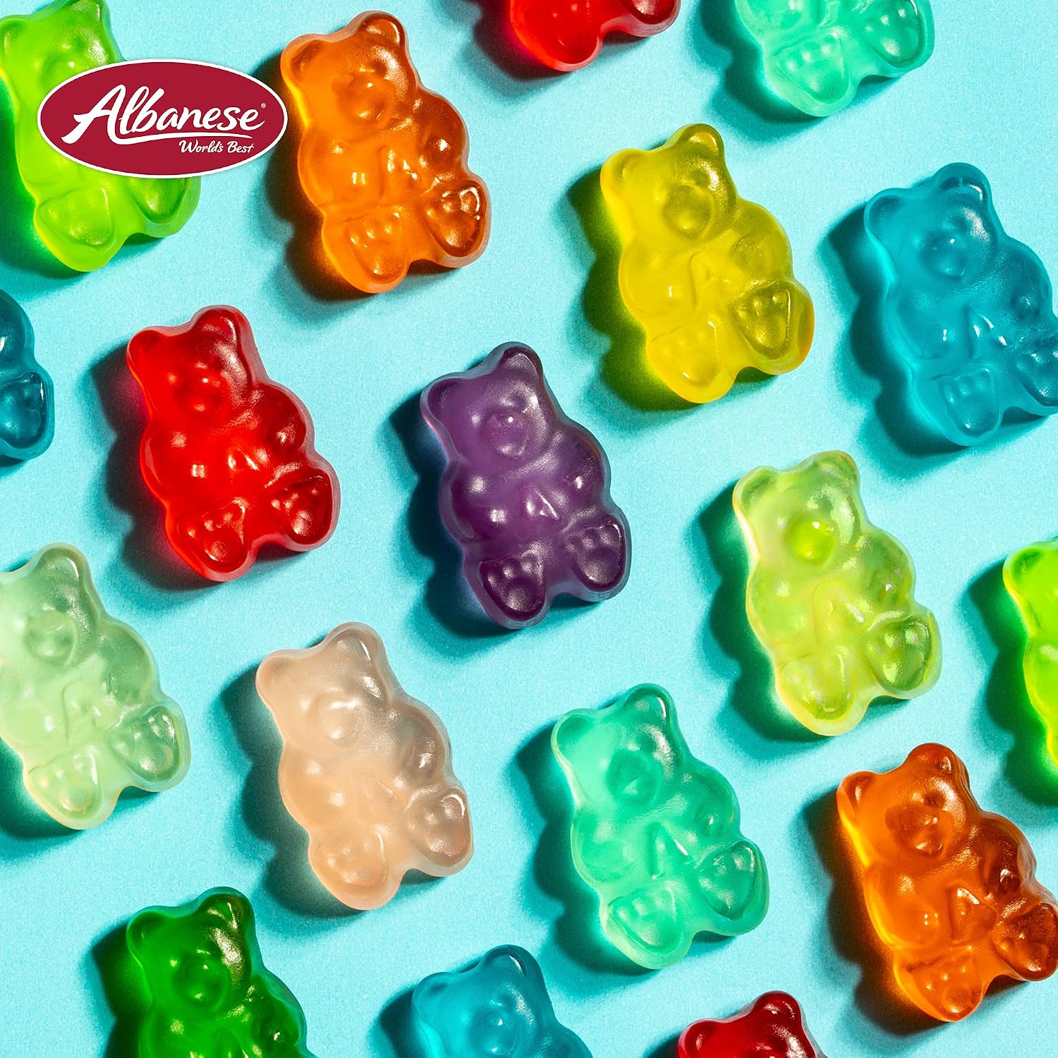Albanese Candy, Wild Cherry Gummi Bears, 5-pound Bag