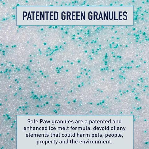Safe Paw 2 Pack Pet-Safe Snow & Ice Melt, Salt- & Chloride-Free Melt, 8 lbs