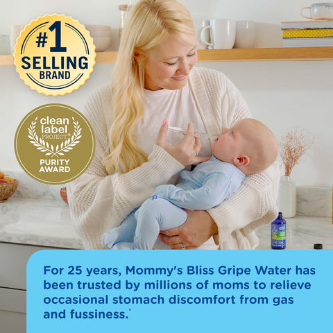 Mommy's Bliss Gripe Water Original, Infants Ages 2 Weeks+, 4 Fl Oz