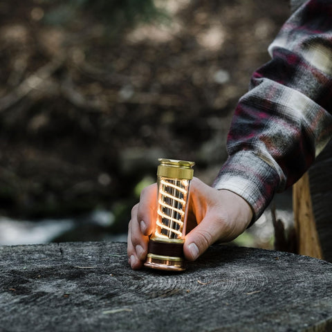 Barebones Edison Light Stick – Brass, USB Rechargeable LED Lantern