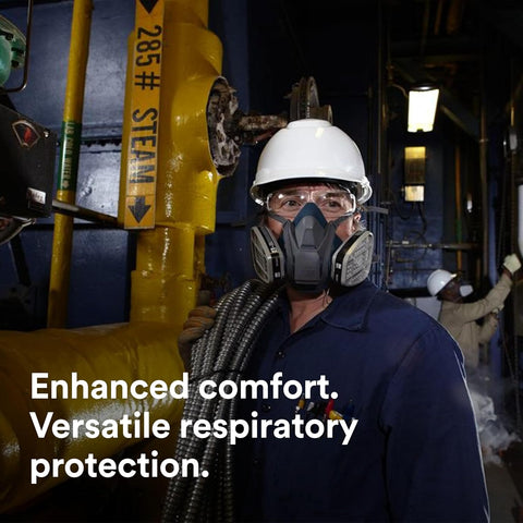 3M Rugged Comfort Quick Latch Half Facepiece Reusable Respirator