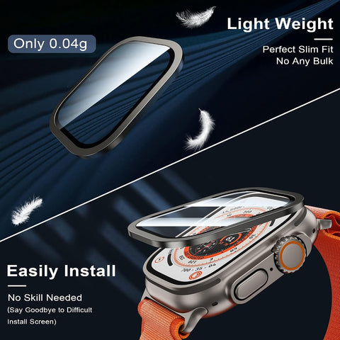 WSKEN for Apple Watch Ultra 3/Ultra 2/Ultra Screen Protector - Lightweight