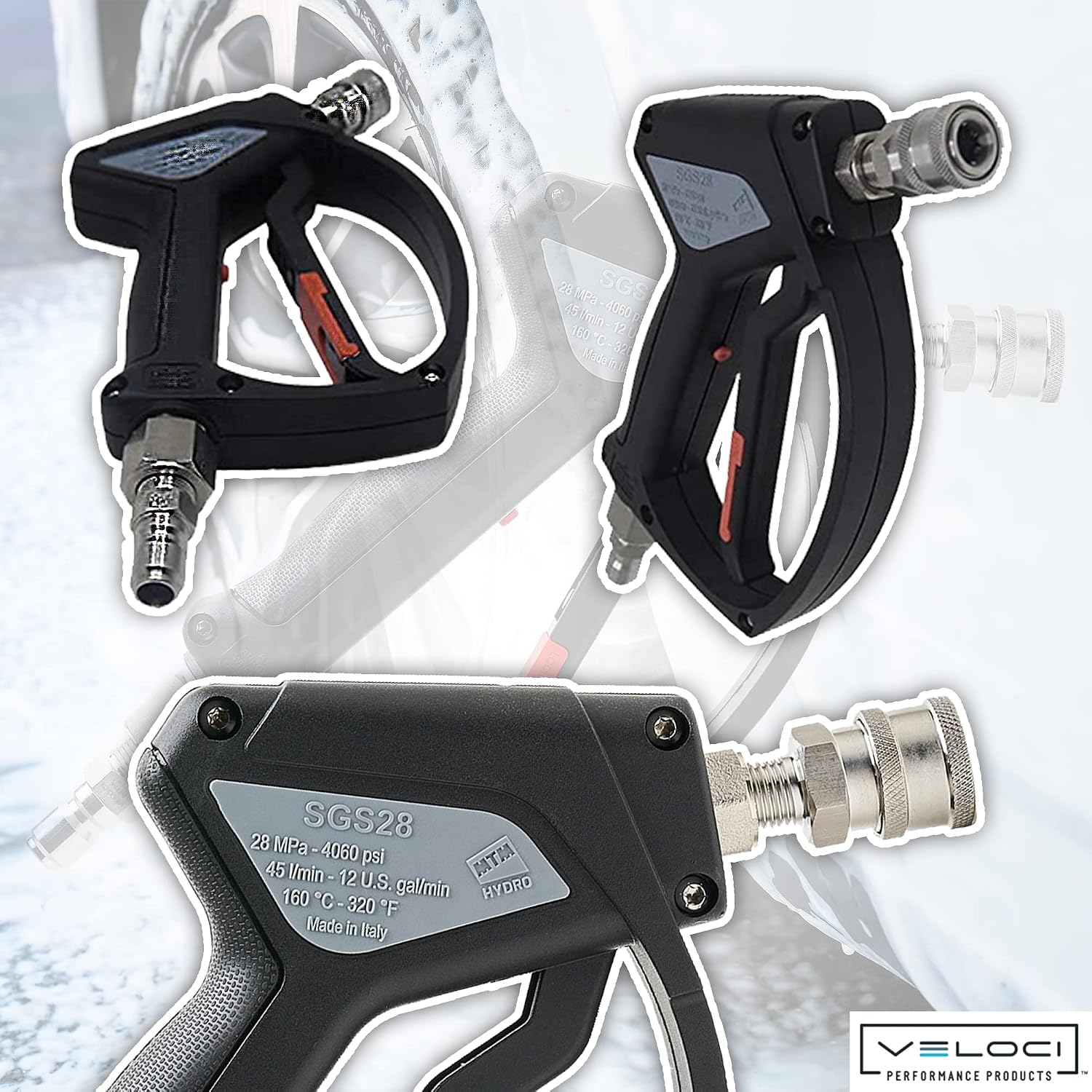 MTM Hydro SGS28 Pressure Washer Spray Gun with Fittings