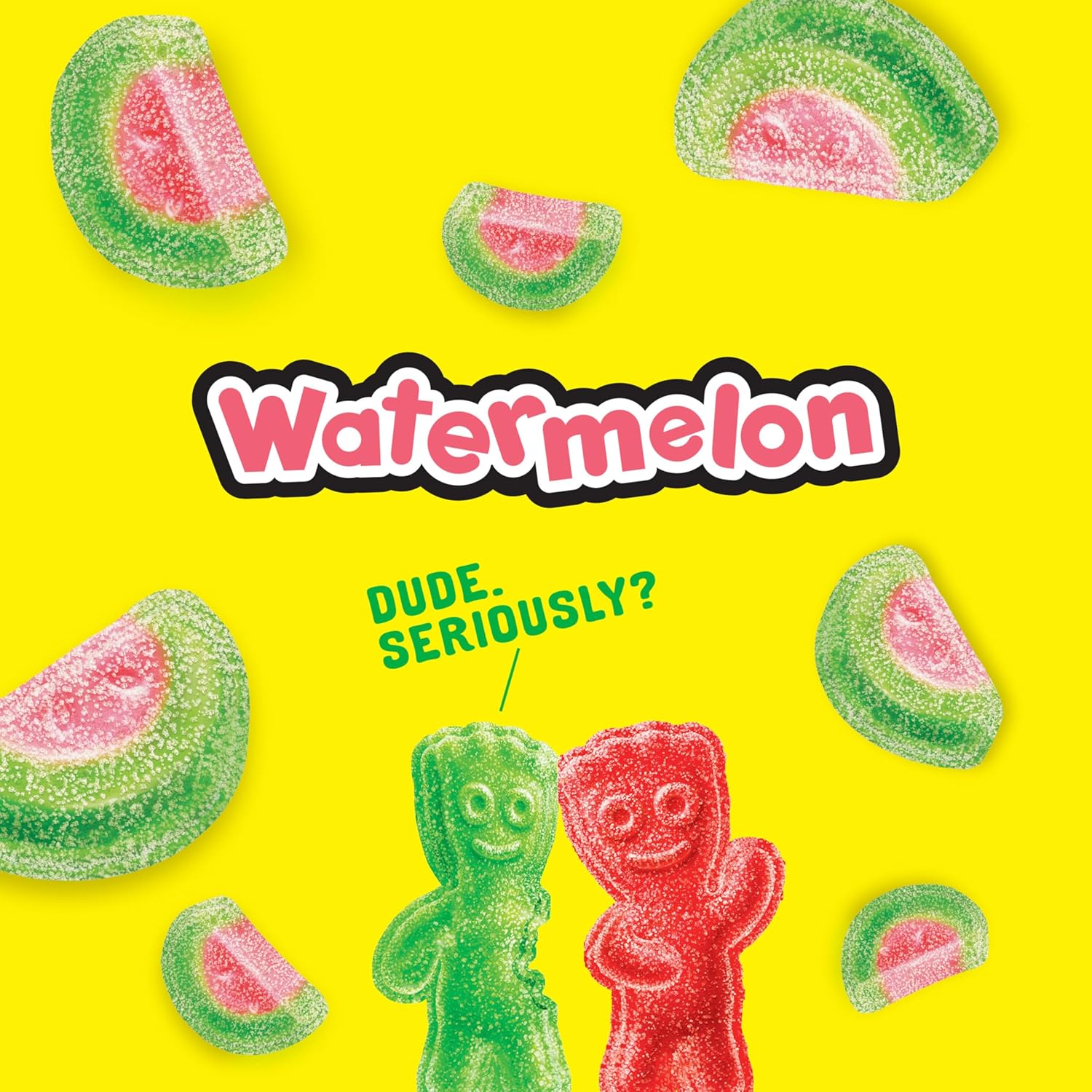 SOUR PATCH KIDS Watermelon Soft & Chewy Gummy Candy, Bulk Candy, 24 Bags