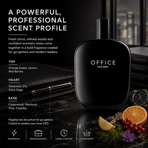 Fragrance One OFFICE for Men 3.4 Fl Oz