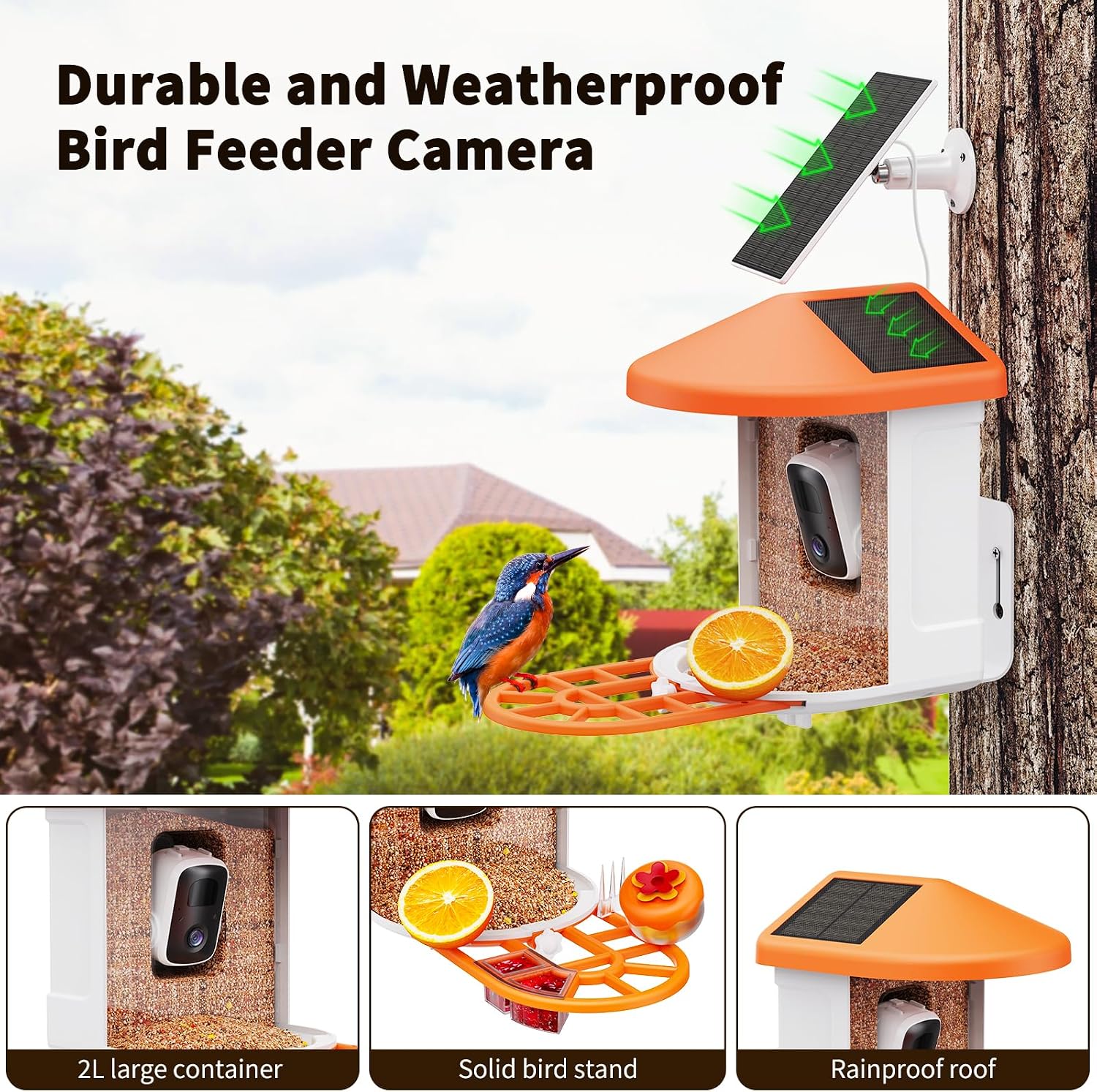 HARYMOR Bird Feeder with Camera
