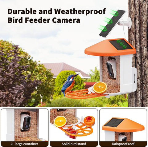 HARYMOR Bird Feeder with Camera