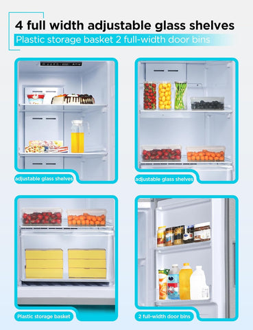 BLACK+DECKER 11 Cu. Ft. Convertible Freezer Refrigerator, BUC1100XS