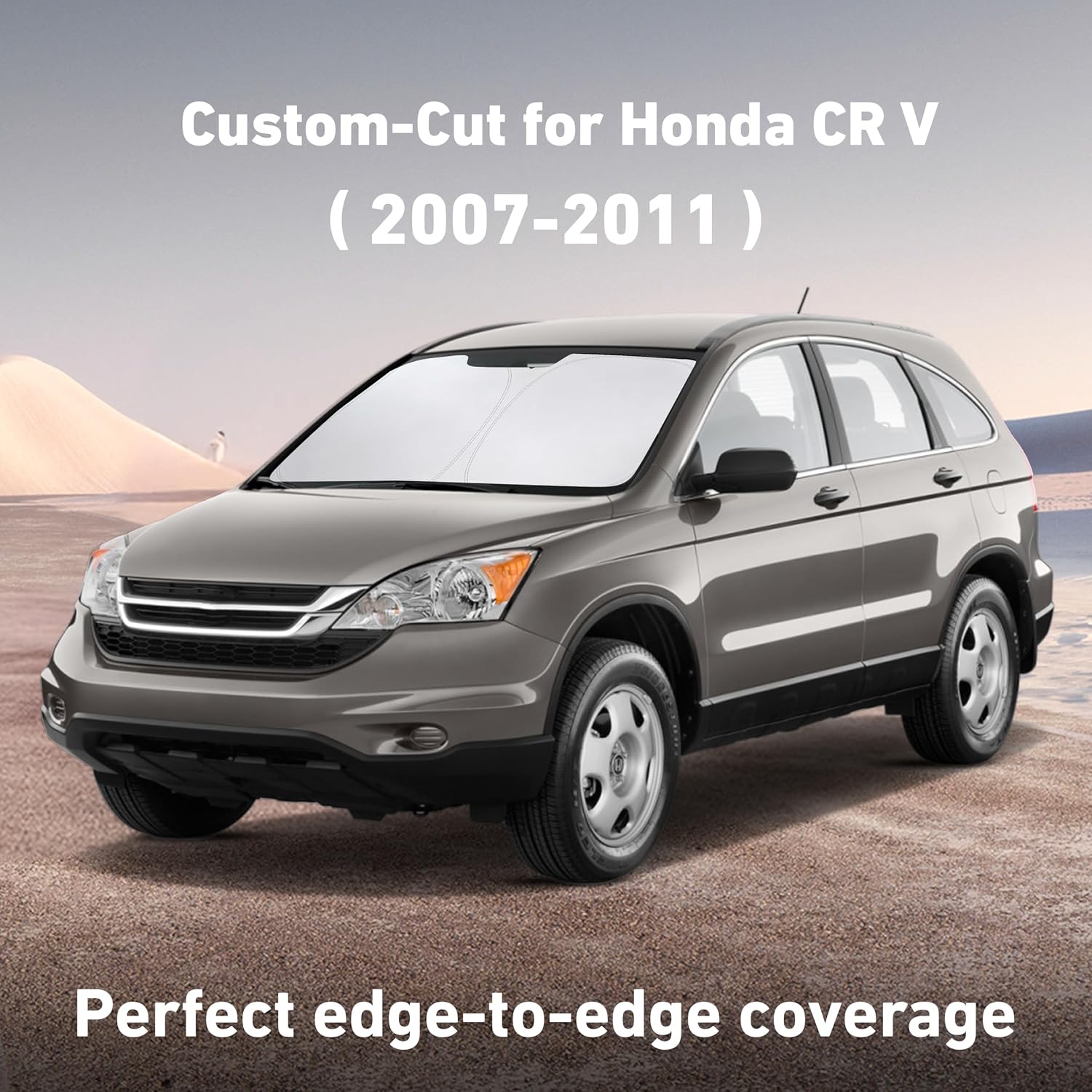 EcoNour Windshield Sunshade Compatible for Honda CRV 2007-2009 2010 2011