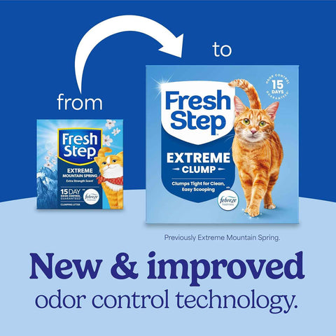 Fresh Step Extreme Clump Multi Cat Clumping Cat Litter, 14 lb.