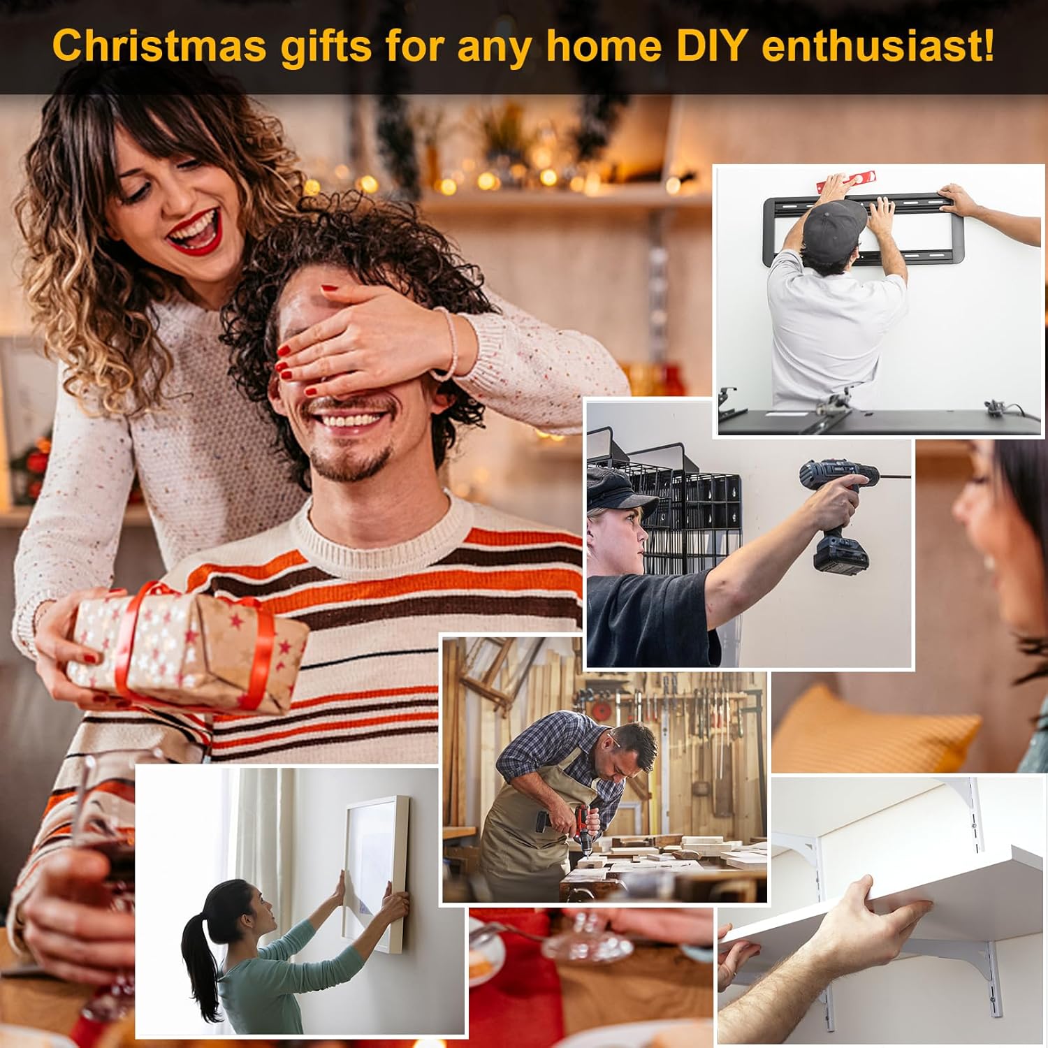 Stud Finder Wall Scanner - 5 in 1 Stud Finder Tool w/Smart Chip and HD LCD Display, Stud Detector Beam Finders for the Center and Edge of Wood AC Wire Metal Studs Joist Pipe