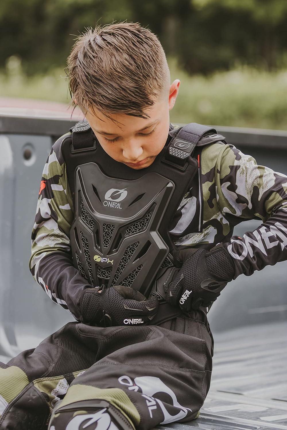 O'NEAL Split Youth Chest Protector Lite Black, One Size