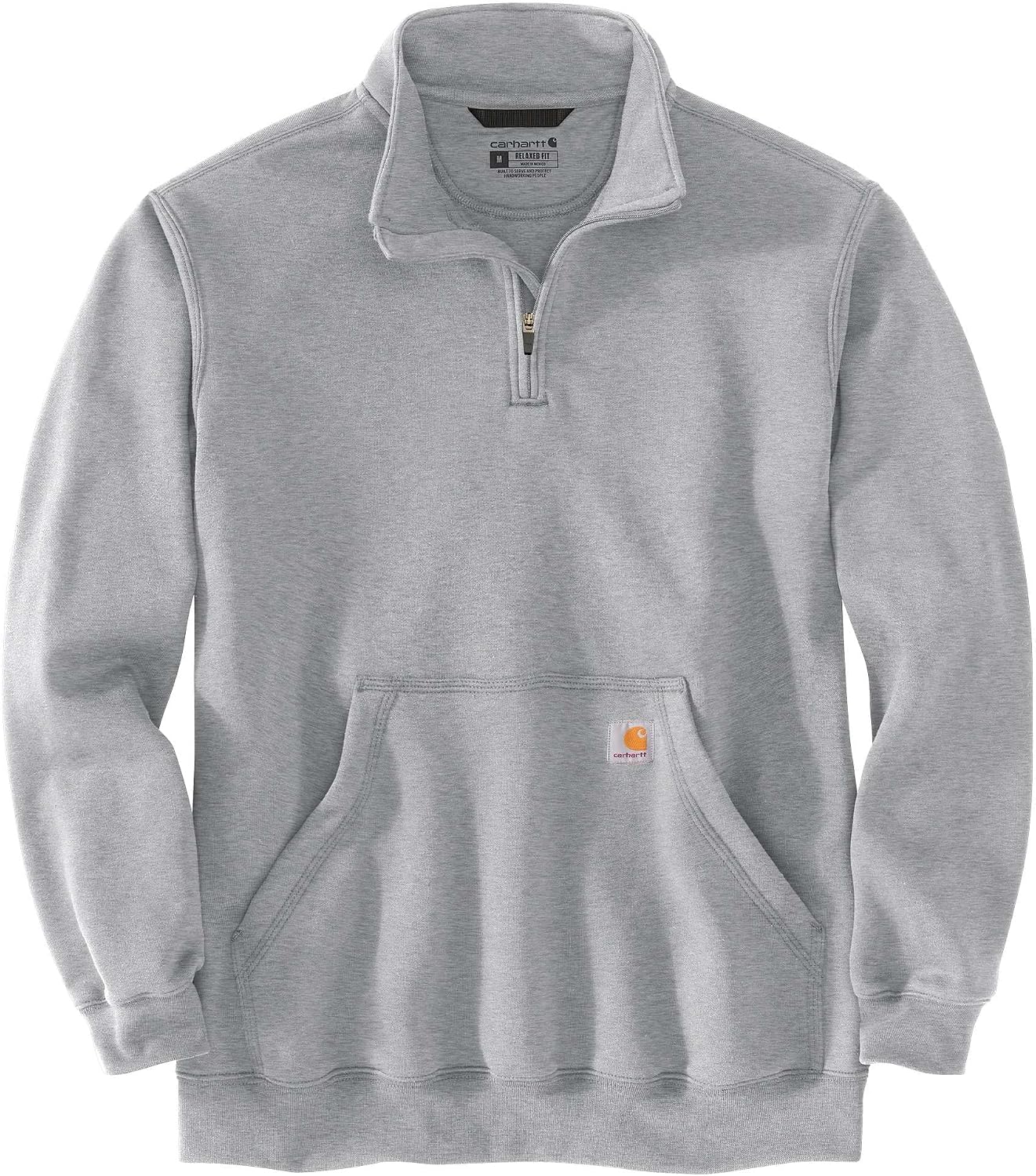Carhartt Men's Marquette 1/4-Zip Mock-Neck Sweatshirt