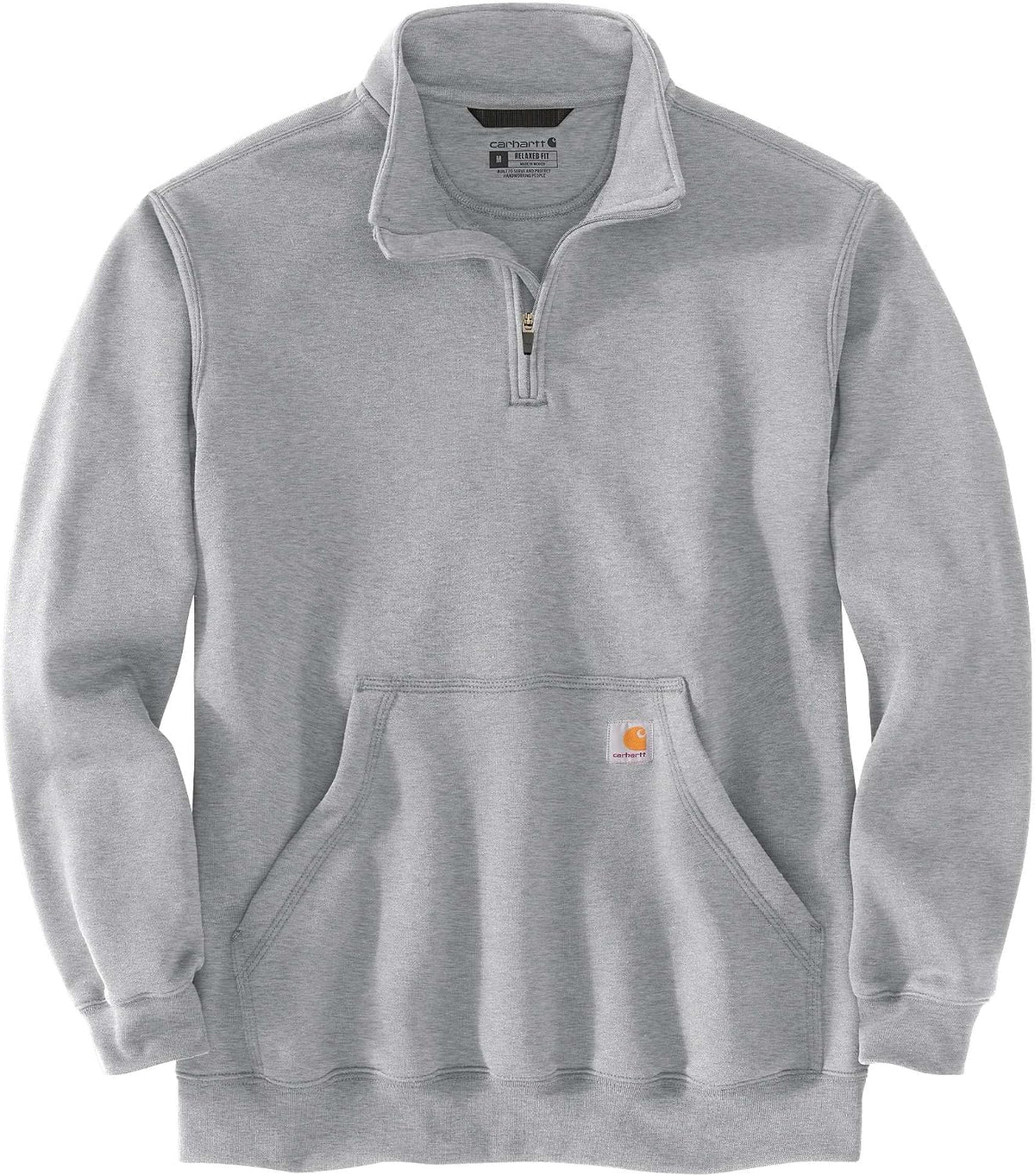 Carhartt Men's Marquette 1/4-Zip Mock-Neck Sweatshirt
