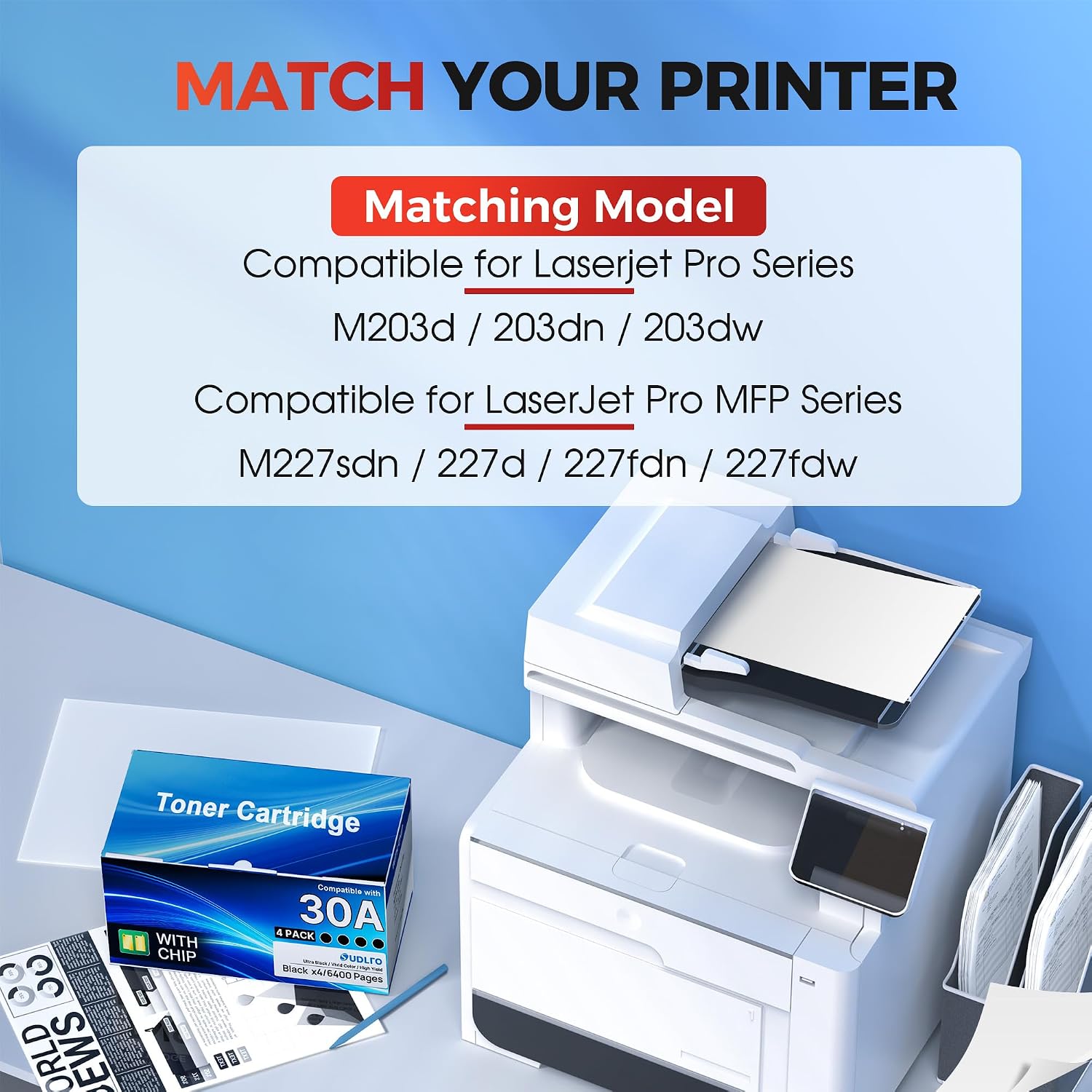 CF230A 30A Toner Replacement for HP 30A Toner Cartridge CF230A