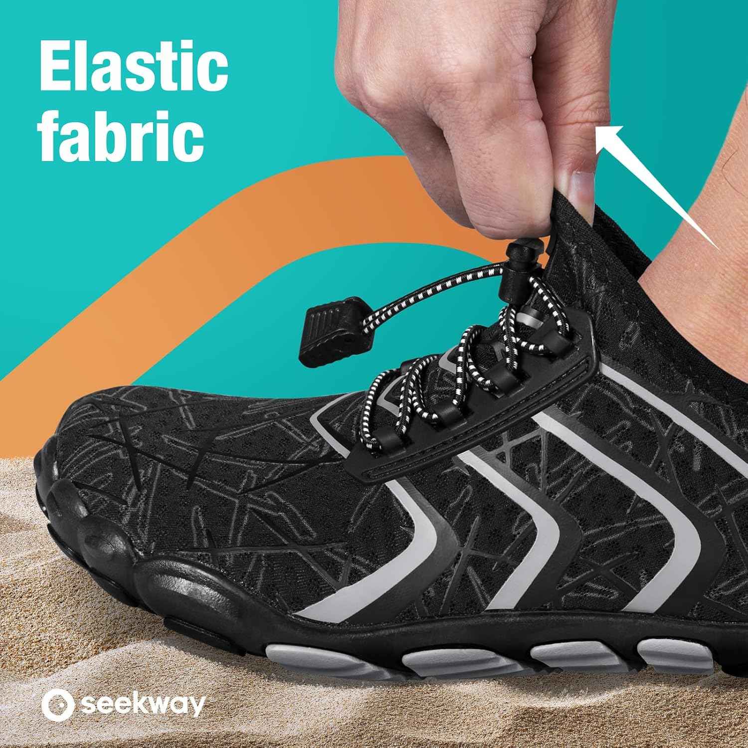 SEEKWAY Water Shoes Men Women Adult Quick-Dry Aqua Sock Barefoot for Beach Swim River Pool Lake Hiking Kayaking Surfing