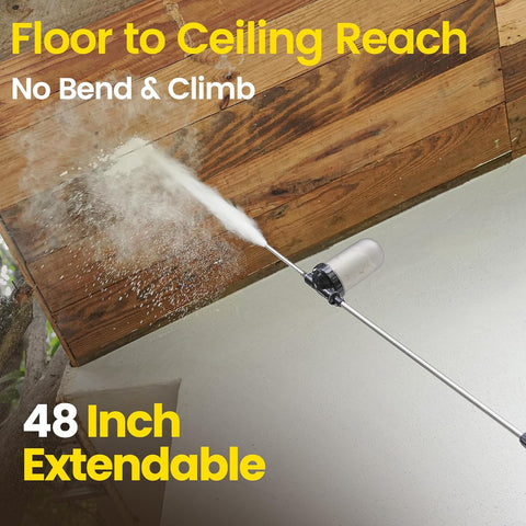 Relime Diatomaceous Earth 4 FT Long Reach Pump Powder Duster Applicator