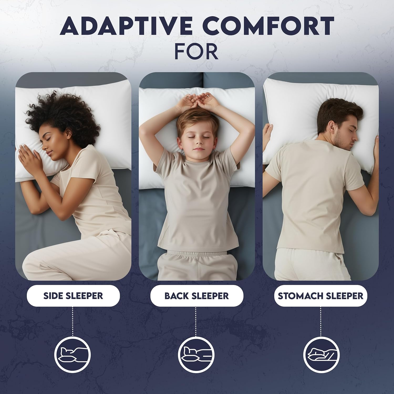 Utopia Bedding Gusset Bed Pillow, Hotel Pillows Queen Size Set of 2, White