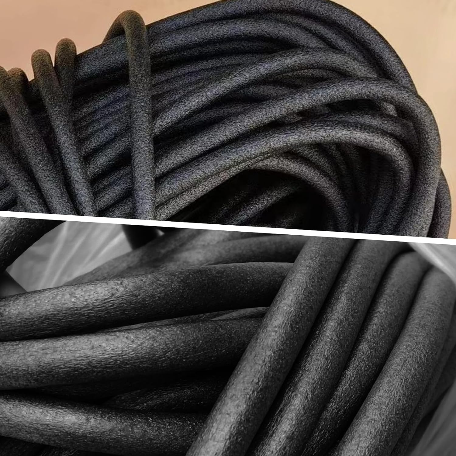 Foam Backer Rod for Gaps Concrete Crack Filler Joints Foam Gap Filler Caulk Saver Backing Rod Filler Rope Concrete Joint Filler (3/4 Inch x 10 Feet)